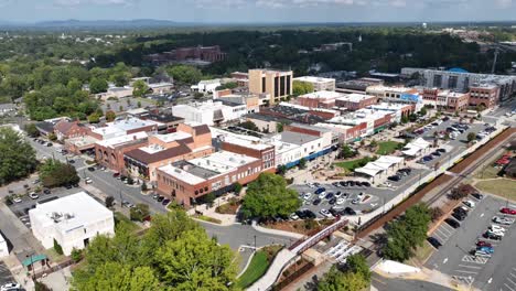 aerial orbit hickory nc, north carolina