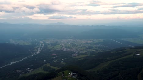 la vista aerea de hakuba