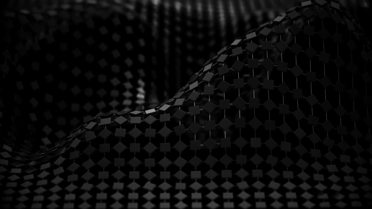 4K Network Molecule Mesh.