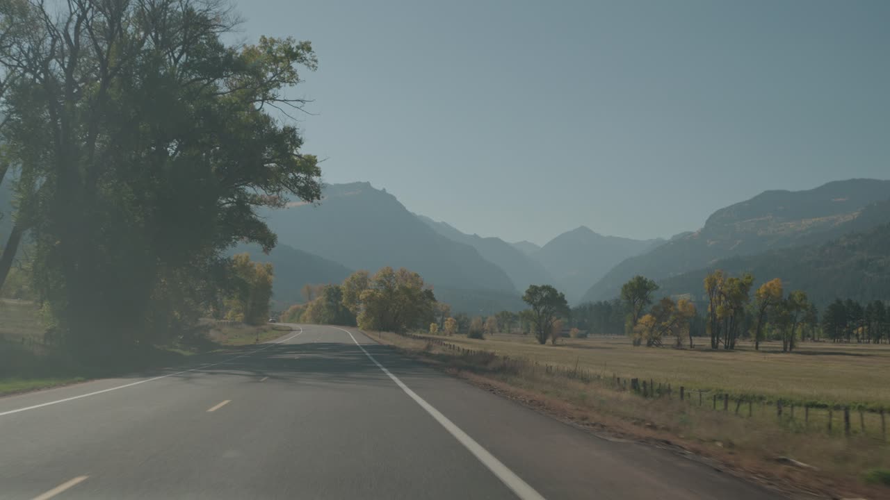 Scenic Road Trip Through the Mountains