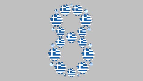 greek number eight