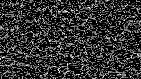 fondo de bucle de movimiento abstracto en blanco y negro