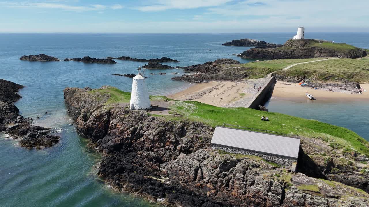 Aerial View of Ramsey Island, Pembrokeshire, Wales
