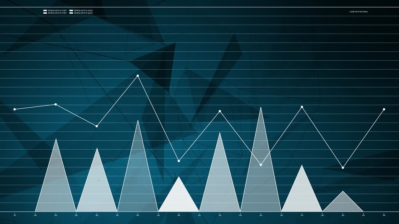datos y estadísticas de informes, animación con diagramas gráficos.