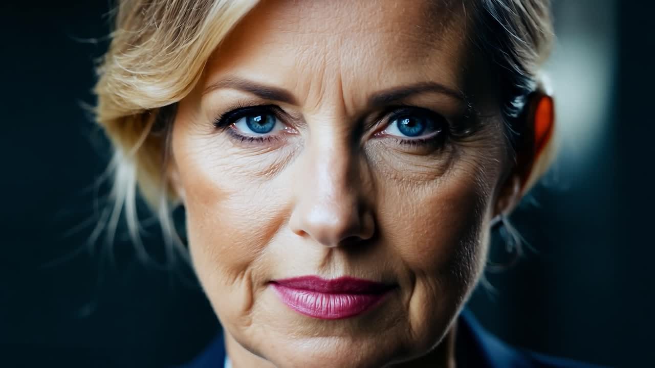 retrato de una mujer de negocios confiada