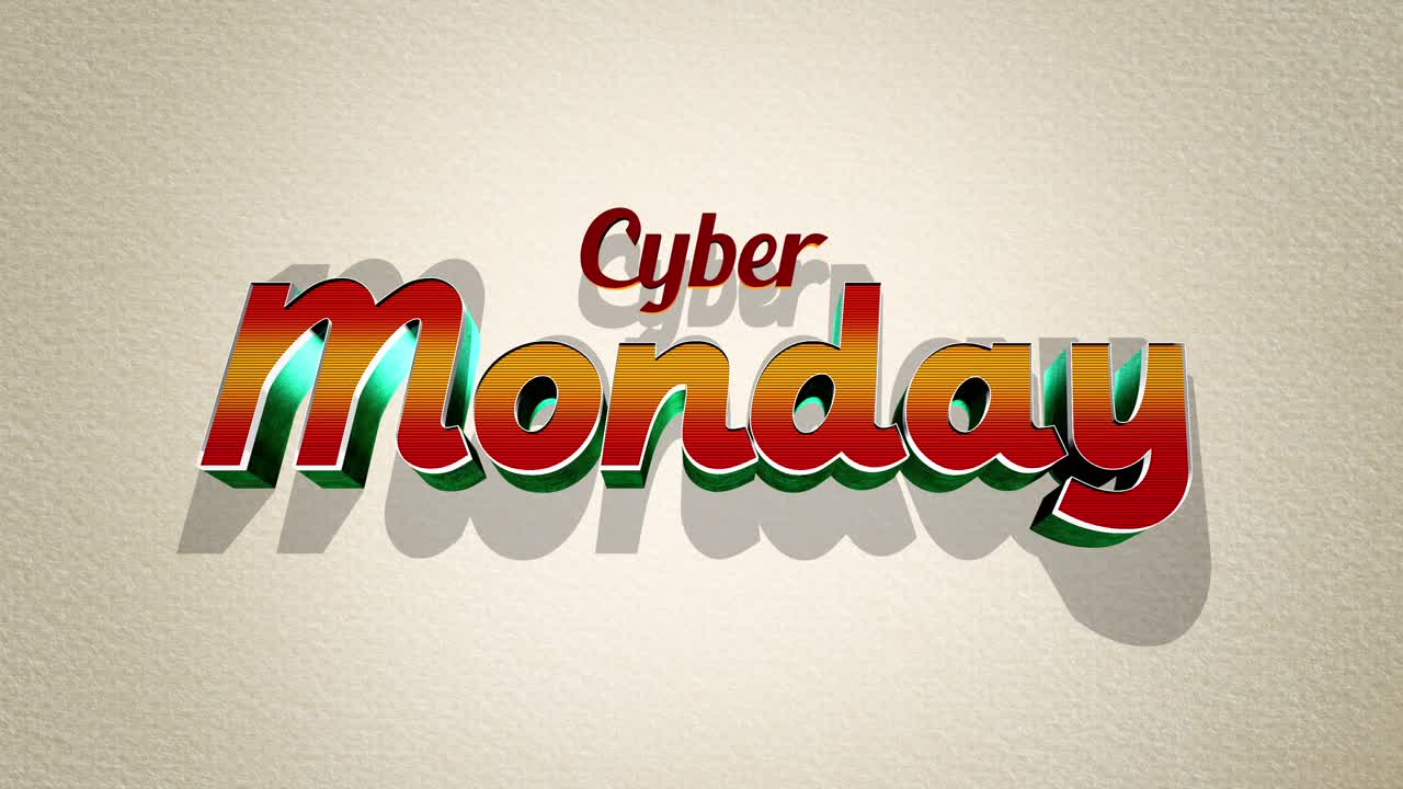 vibe retro: cyber monday en el estilo clásico de los 80 con textura grunge