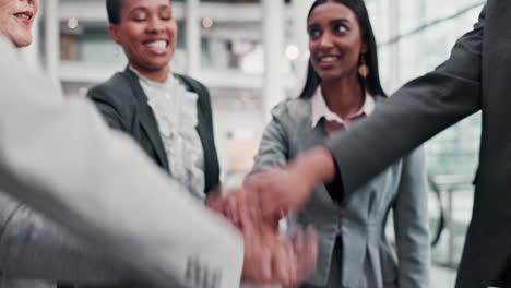 business people, hands stack