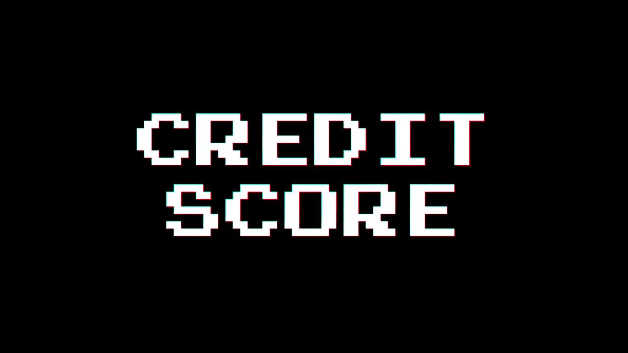 Kreditscore glitch animation