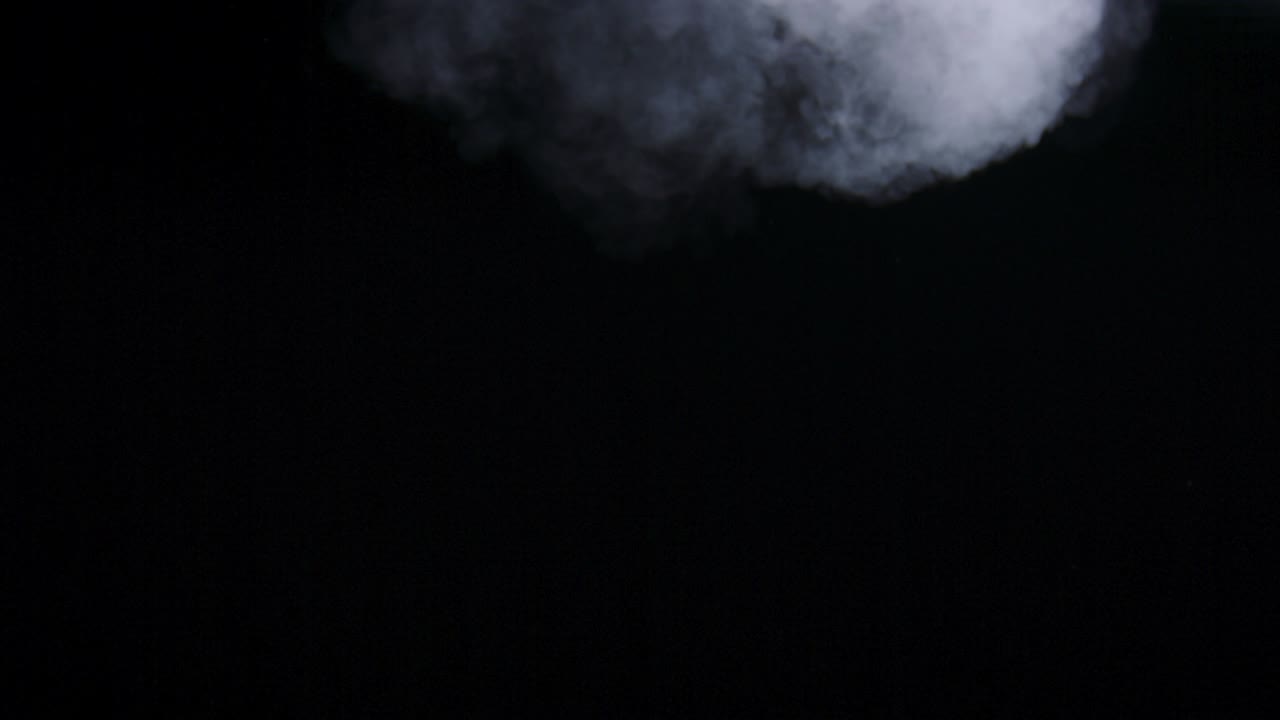 현실적인 건조 얼음 연기 구름 안개