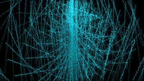 patrón de forma de punto de color azul claro animación gráficos de movimiento