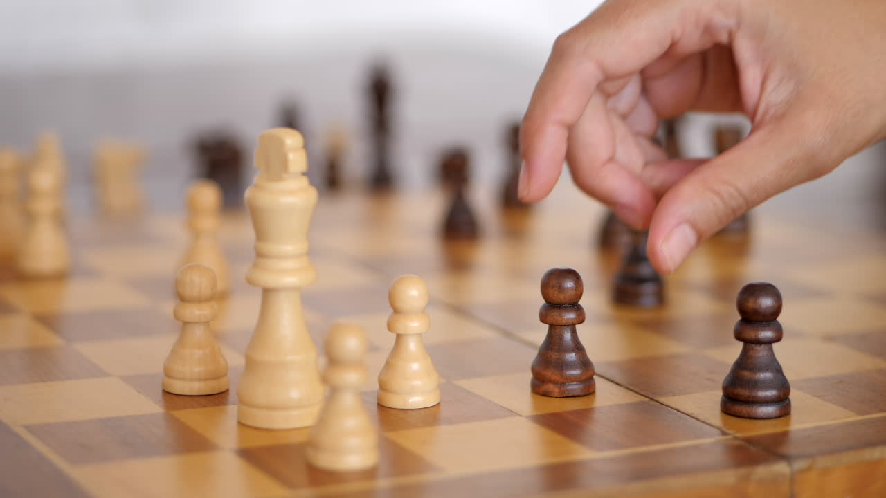 유리 체스 조각