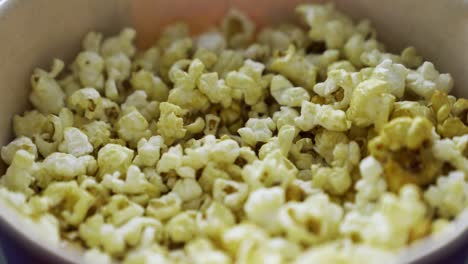 popcorn in a bowl