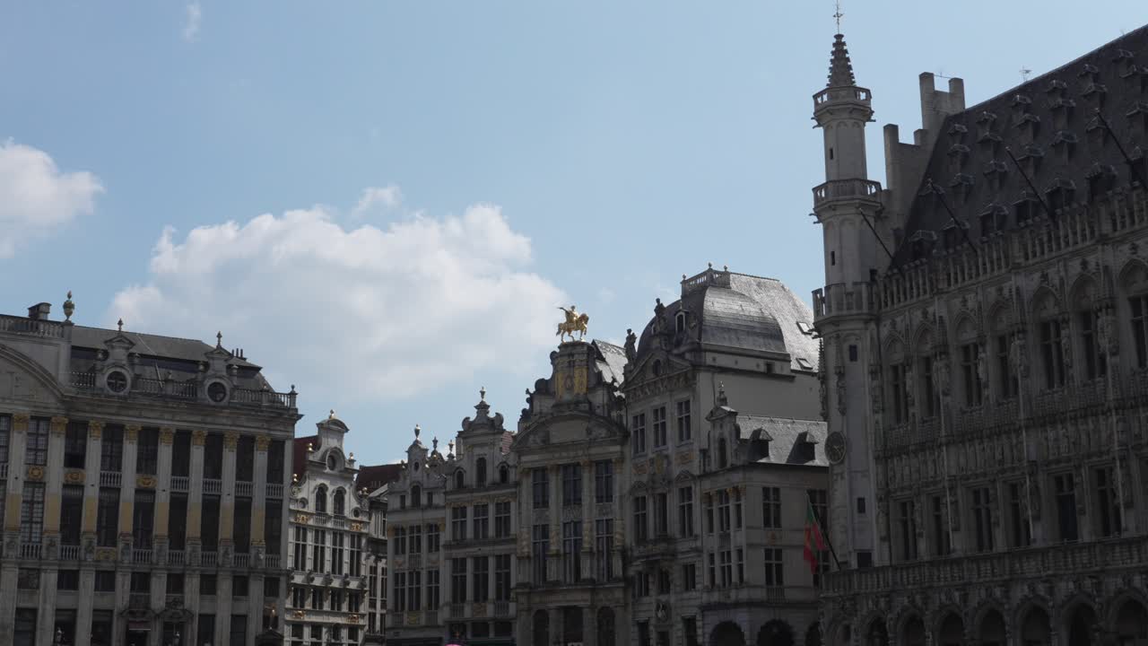 Grand Place Grote Markt, praça central e histórica em Bruxelas, Bélgica.