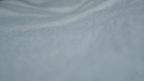vista de cerca de la nieve