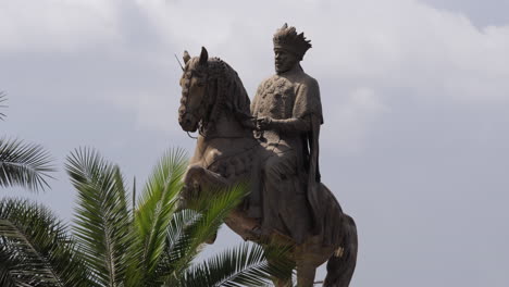 monument of emperor menelik ii in addis ababa ethiopia