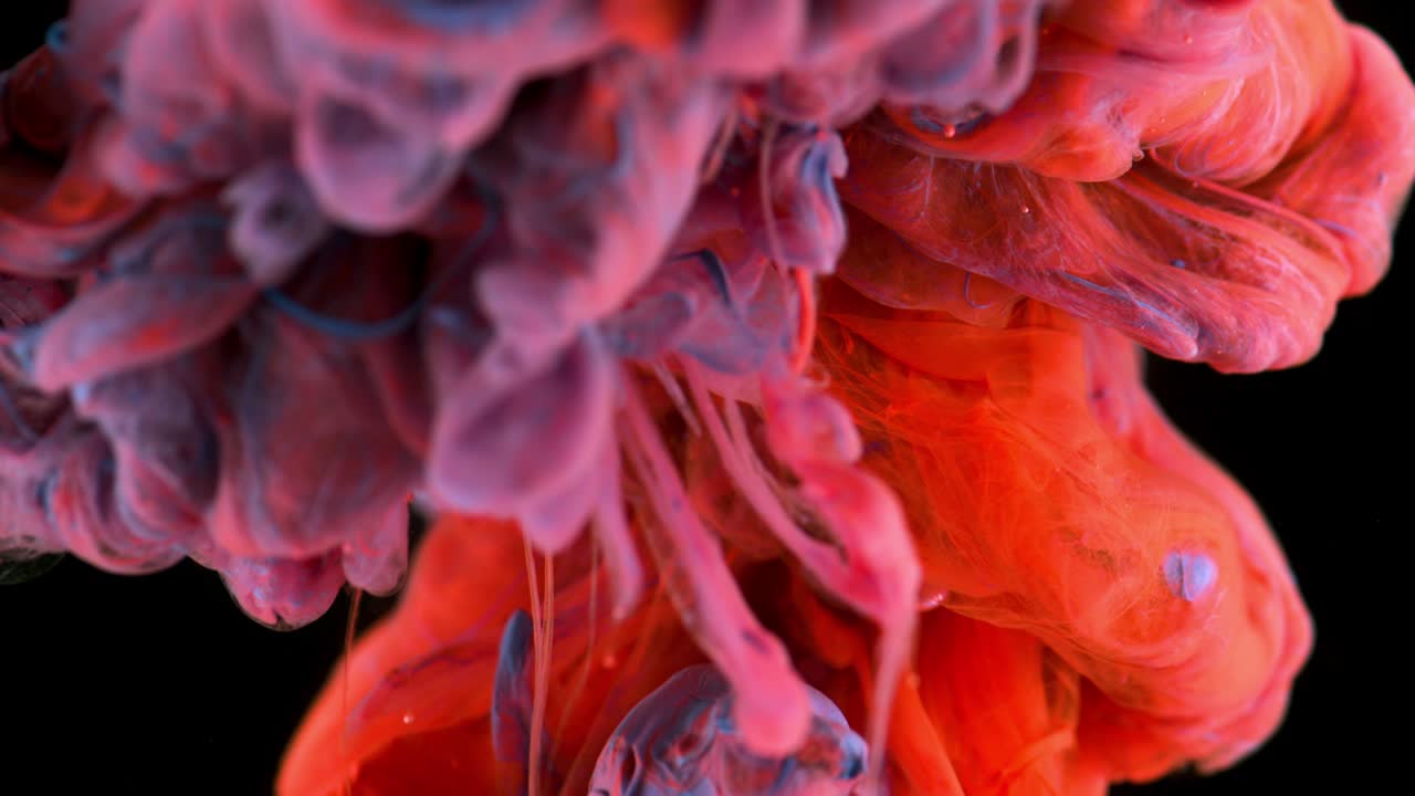 mezcla mágica de colores de tinta