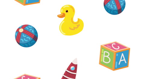 kids toys entertainment pattern animation