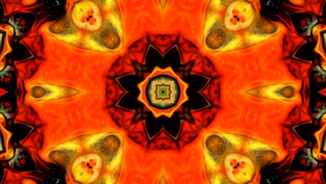 movimiento de fondo de kaleidoscopio abstractamente colorido