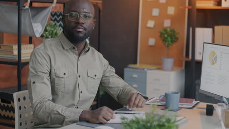 businessman working in office