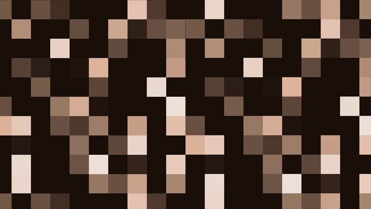 Abstract pixel art pattern