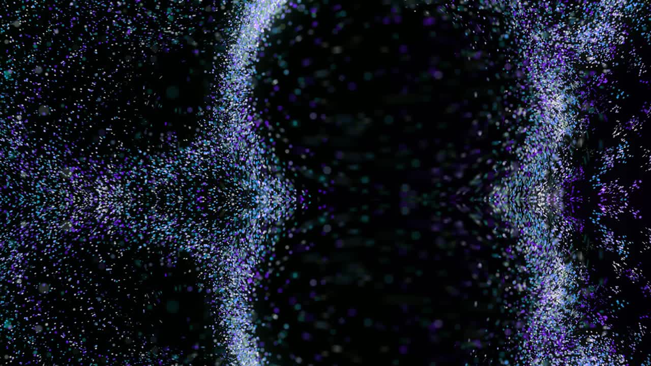 explosión de partículas abstractas