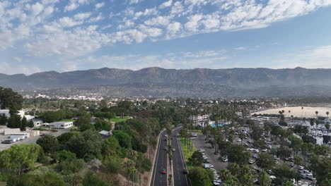 santa barbara california, view of the mountains