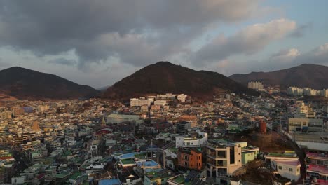 aerial view of yeosu city in south korea