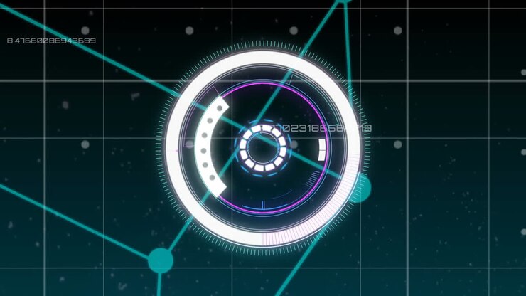 Animation of scope scanning over data processing