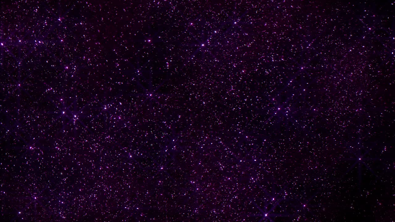 Galassia scura con stelle e glitter