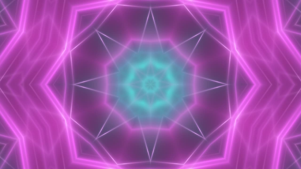 3d en bucle abstracto ornamentado fondo decorativo. hipnótico caleidoscopio de moda.