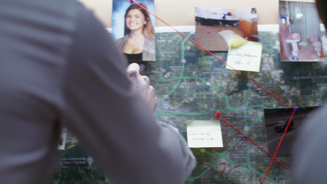 Crime Scene Investigation - Map and Evidence