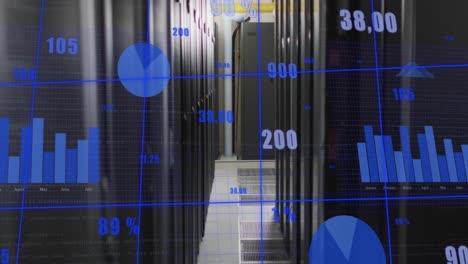 Animation-Der-Datenverarbeitung-über-Computerserver