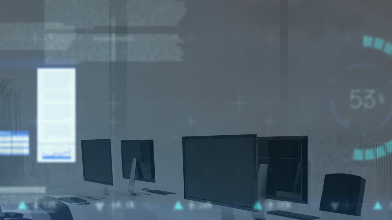 사무실에서 재무 데이터 처리의 활성화