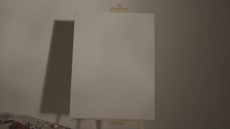 a empty canvas that we shot at studio