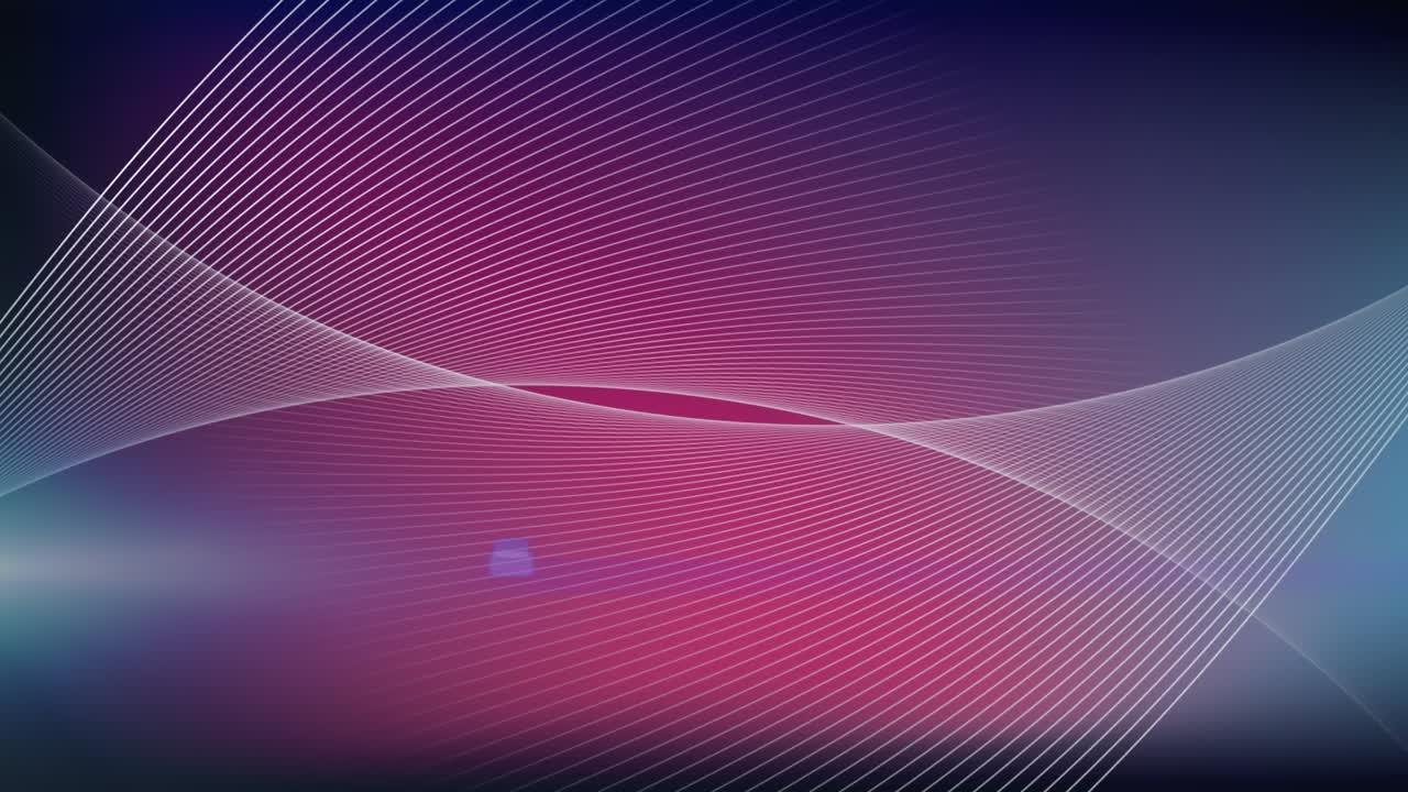 animación de patrones de ondas dinámicas que se mueven sobre un fondo de color