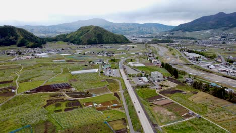 Vista-Aérea-Del-Horizonte-En-Nagano