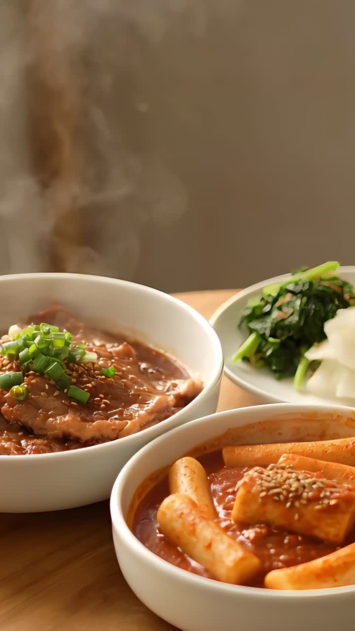 韓国料理 4K