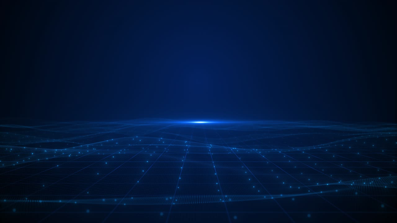 Hightech hud digital cyber technology plexus lines background spectacular motion graphics background