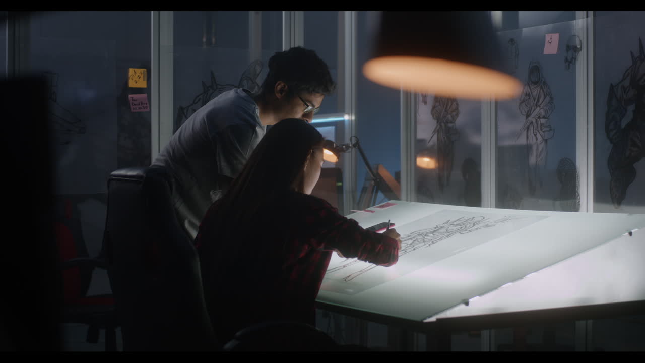 Artists Working on Character Design