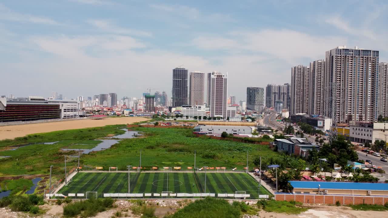 Phnom Penh Cambodia Land under development Southeast Asia buildings real estate