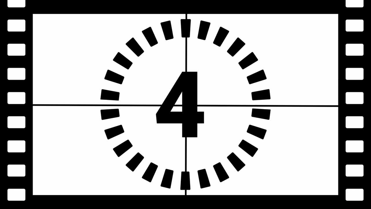 Animatiefilm-achtige animatie met een afteltimer van 10