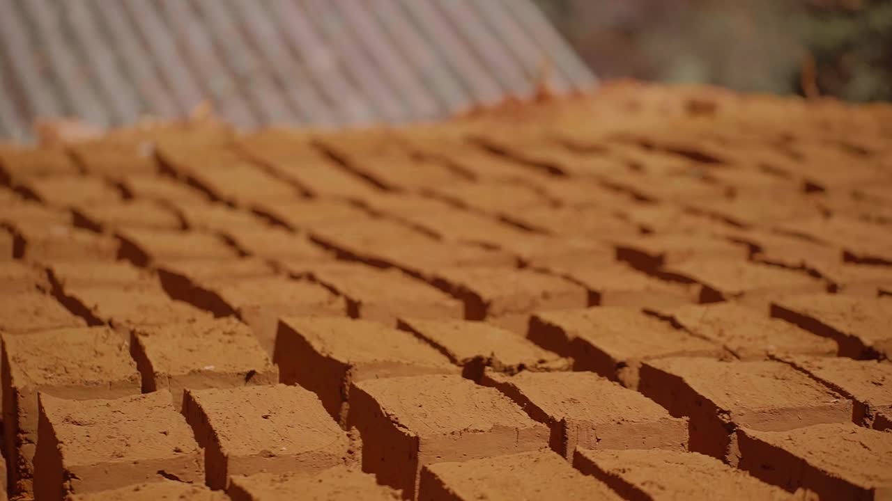 Stacks of Clay Bricks