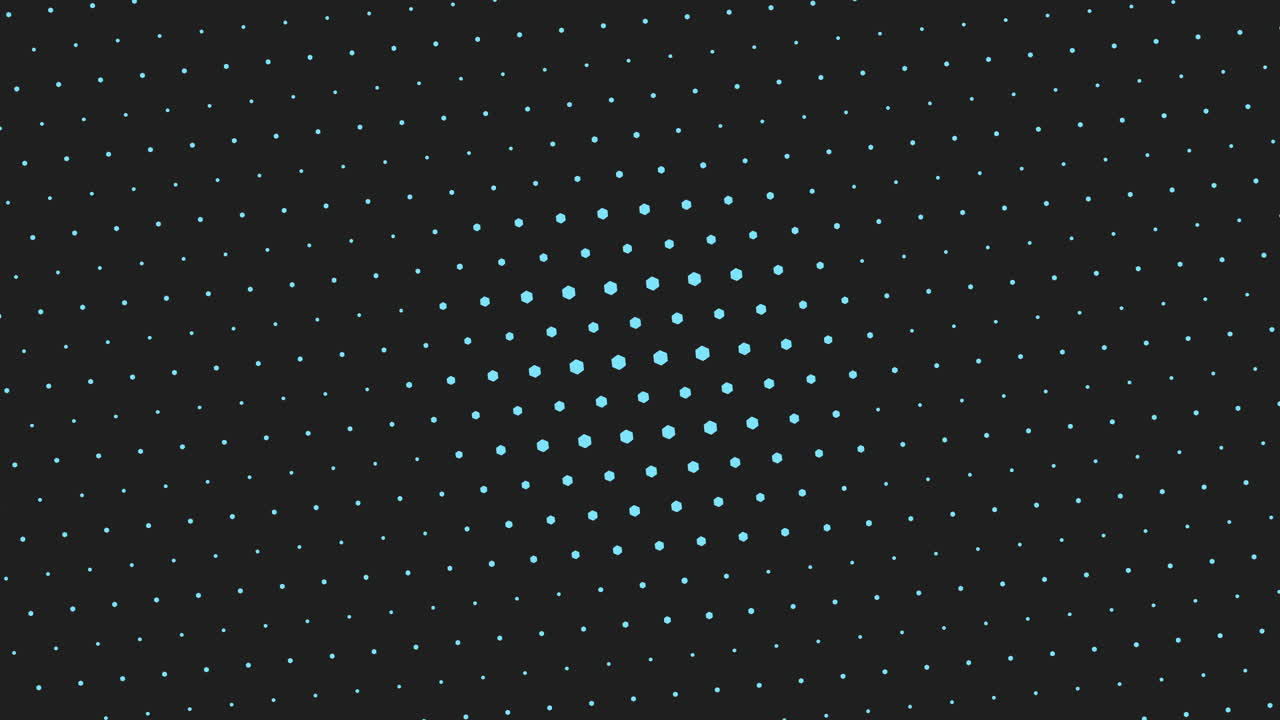 Monochromatic blue small dots pattern in rows