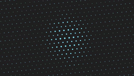 monochromatic blue small dots pattern in rows