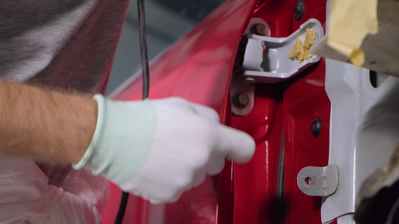 자동차 문 수리