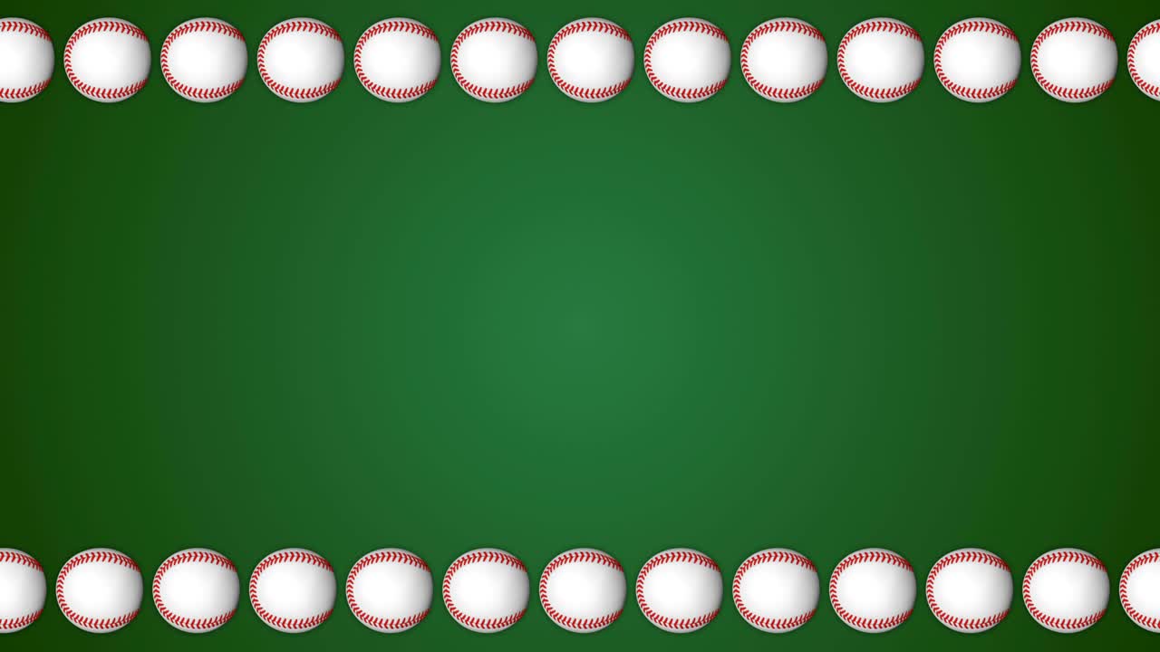 야구 공 미국 스포츠 초록색 경계 프레임 배경 패턴