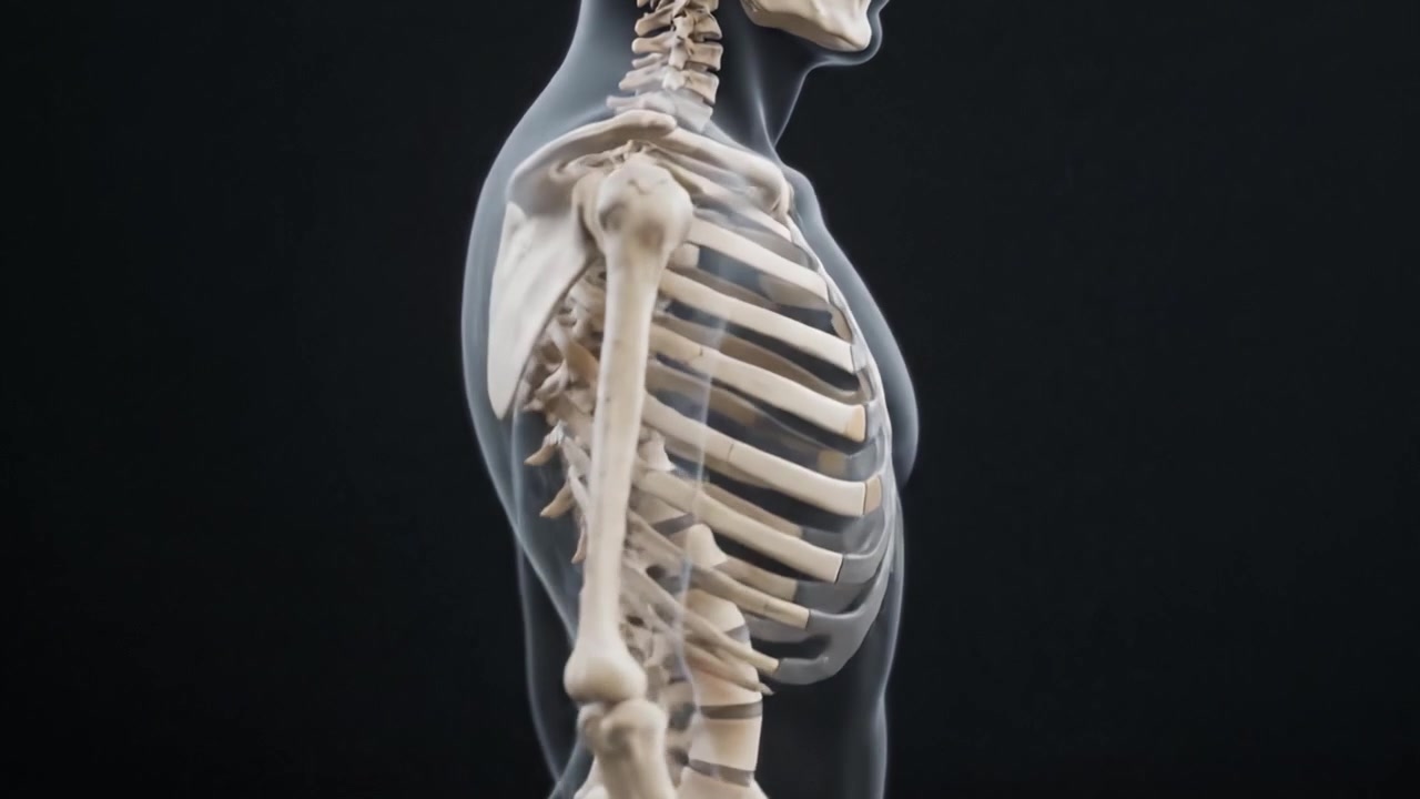 Exploring the Human Skeleton: A Detailed Look at the Structure and Anatomy from Different Angles, Highlighting the Key Components and Their Functions