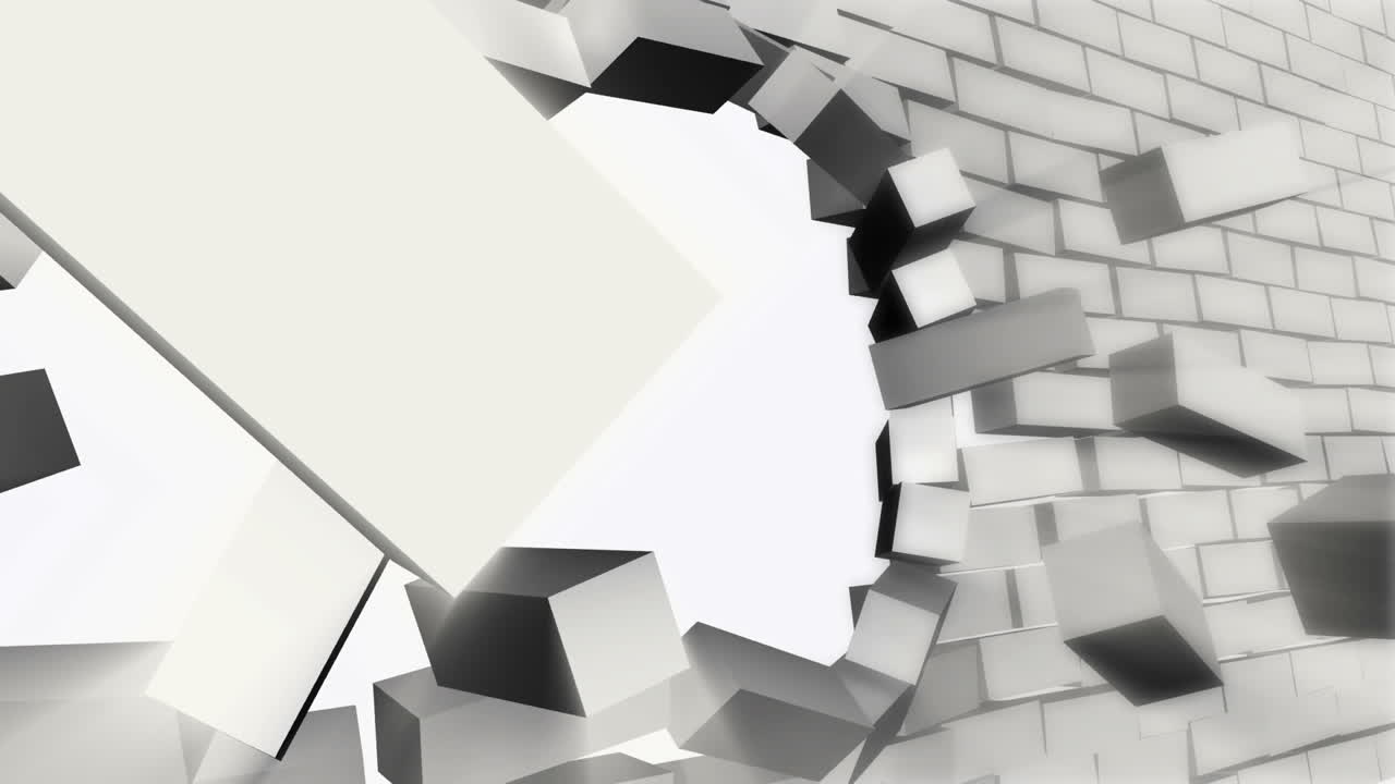 стрела, пробивающая стену.