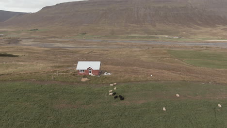 orbit around cabin in the middle of nowhere in iceland