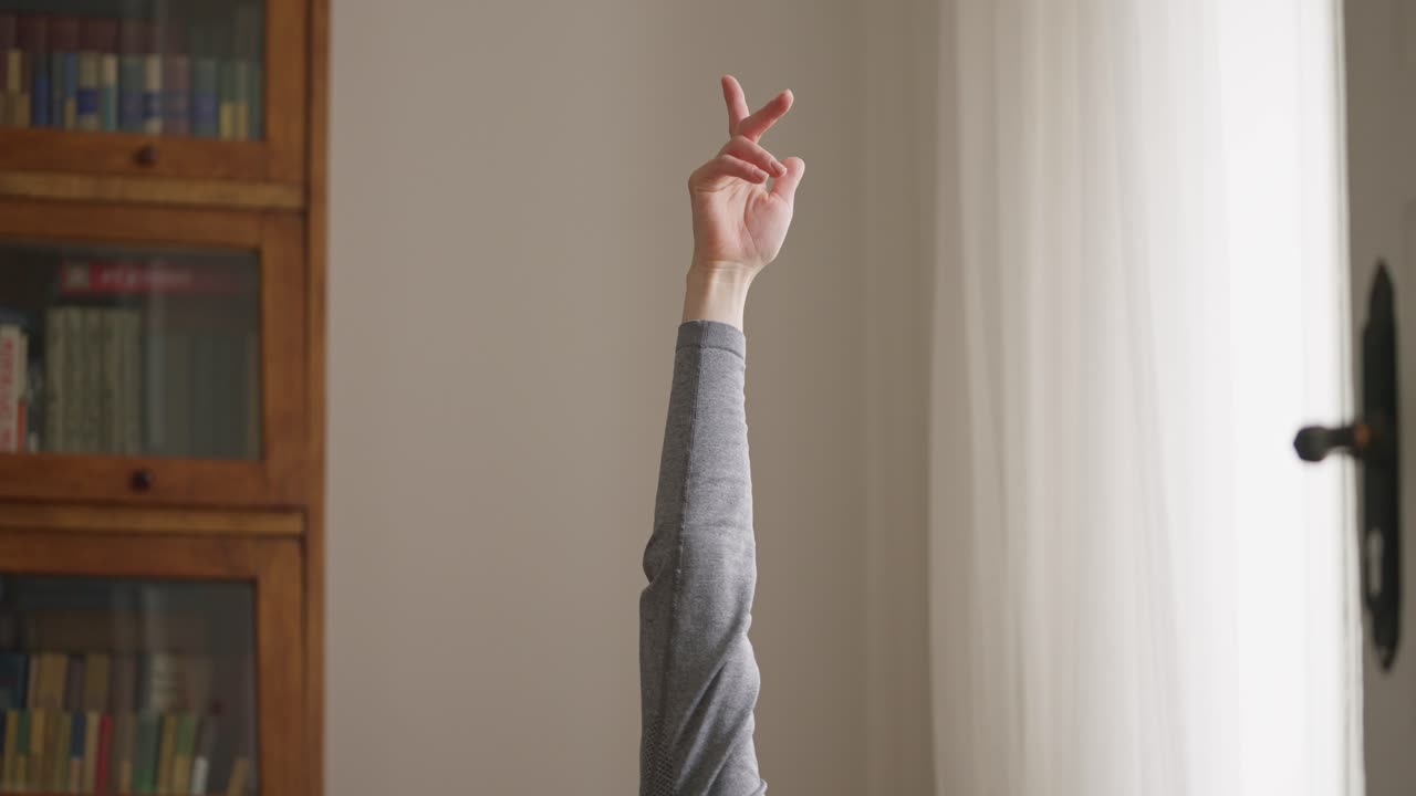 Person Stretching Arm